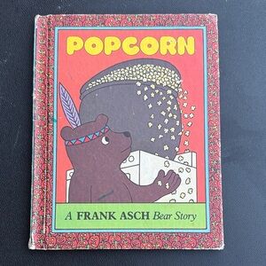 1979 Vintage Popcorn by Frank Asch Bear Story Book